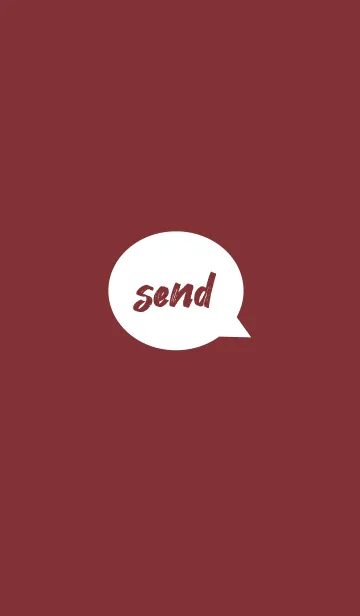 [LINE着せ替え] send simple(brown1)の画像1