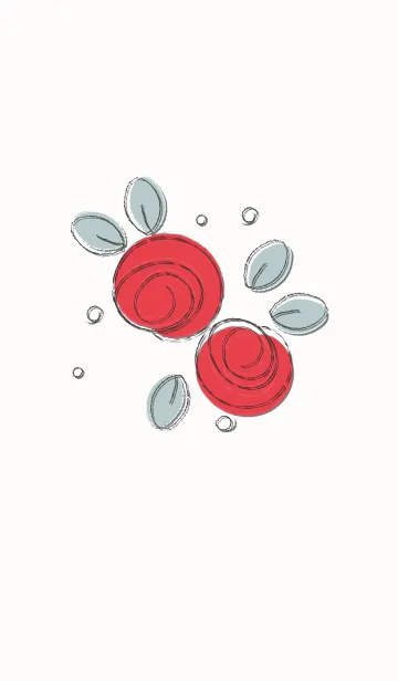 [LINE着せ替え] Cute rose theme 33の画像1