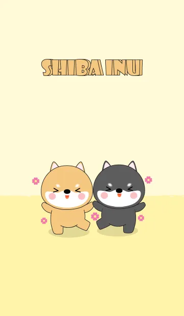 [LINE着せ替え] Cute Cute Sum Shiba Inu Theme (jp)の画像1