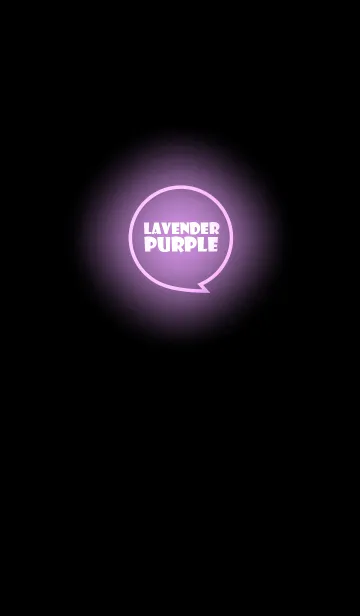 [LINE着せ替え] Lavender Purple Neon Theme v.3 (jp)の画像1