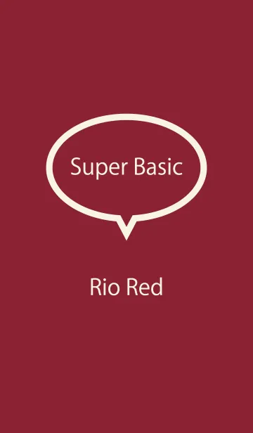 [LINE着せ替え] Super Basic Rio Redの画像1