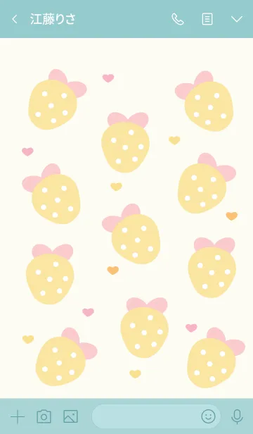 [LINE着せ替え] Sweet strawberry 13 ^^の画像3