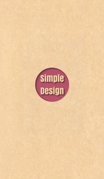 [LINE着せ替え] Craft Simple Design Red ver.の画像1