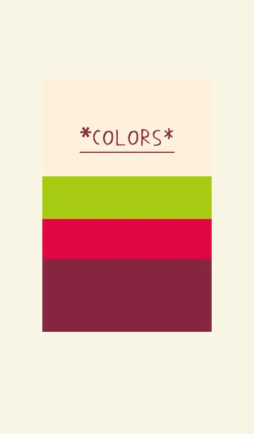 [LINE着せ替え] Simple colors シンプルな色のみの着せ替えの画像1