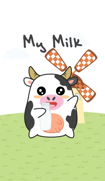 [LINE着せ替え] Oh！ My Milkの画像1