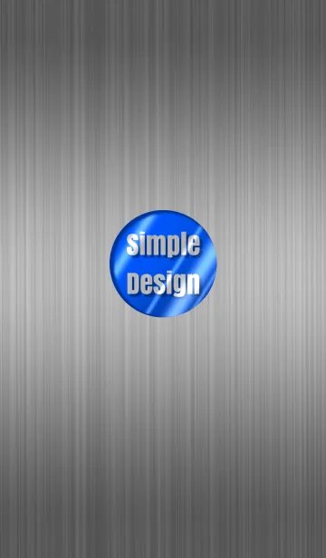 [LINE着せ替え] Steel Simple Design Blue ver.の画像1