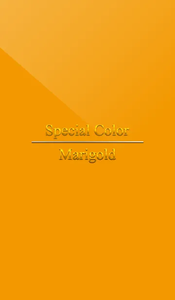 [LINE着せ替え] Special Color Marigoldの画像1