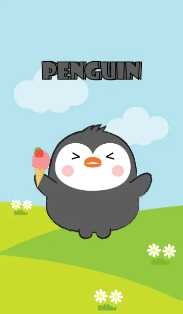 [LINE着せ替え] Pretty Fat Penguin Theme (jp)の画像1