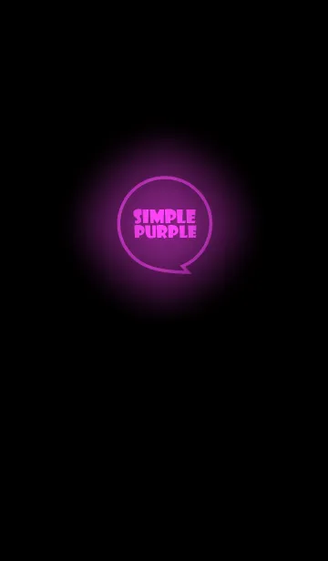 [LINE着せ替え] Purple Neon Theme v.3 (jp)の画像1