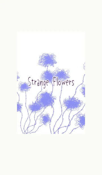 [LINE着せ替え] Strange Flower Blueの画像1