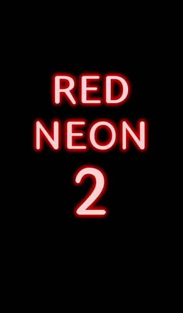 [LINE着せ替え] RED NEON 2の画像1