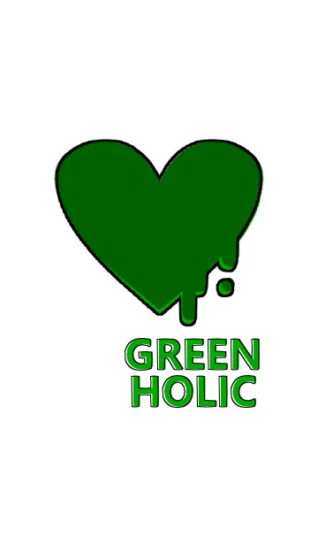 [LINE着せ替え] HOLIC HEART(GREEN)の画像1