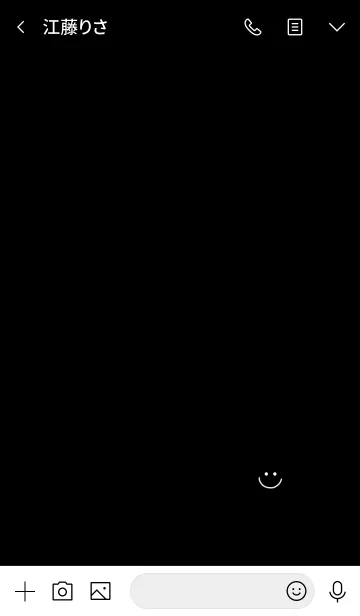 [LINE着せ替え] ミニ。ブラック。の画像3