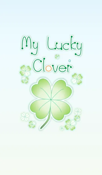 [LINE着せ替え] My Lucky Clover 2！ (Blue V.4)の画像1