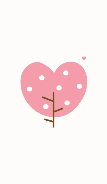 [LINE着せ替え] Lovely heart tree 11の画像1
