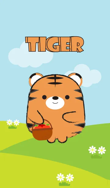 [LINE着せ替え] Pretty Fat Tiger Theme (jp)の画像1