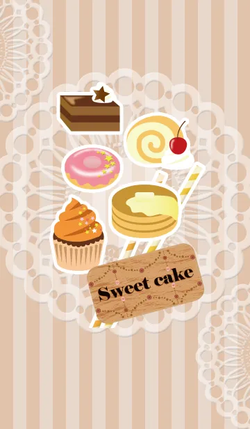 [LINE着せ替え] ***Sweet cake***の画像1