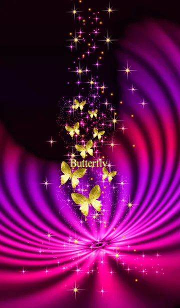 [LINE着せ替え] 華*幸運を呼び込む八蝶*86の画像1