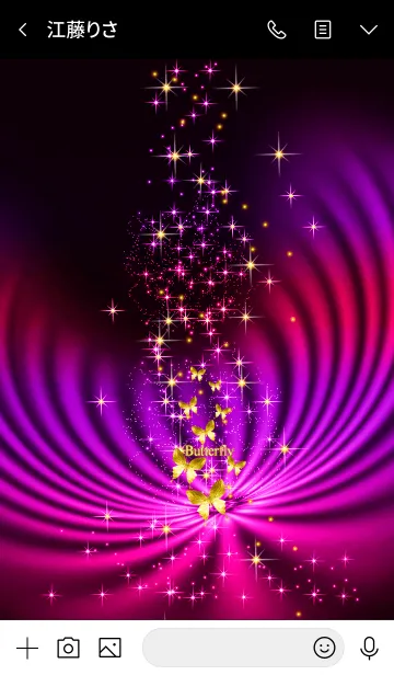 [LINE着せ替え] 華*幸運を呼び込む八蝶*86の画像3