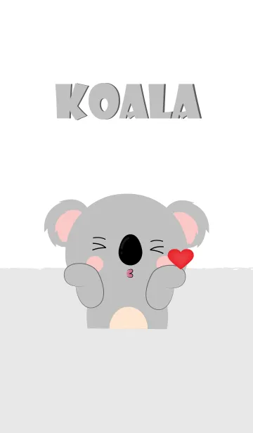 [LINE着せ替え] Love Love Cute Koala Themeの画像1