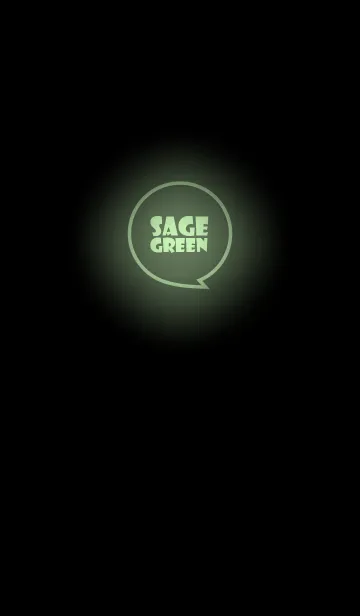 [LINE着せ替え] Sage Green Neon Theme v.3 (jp)の画像1