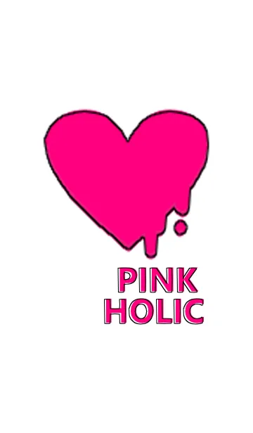 [LINE着せ替え] HOLIC HEART(PINK)の画像1