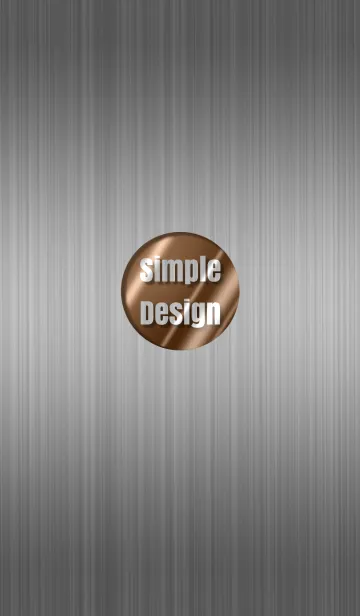 [LINE着せ替え] Steel Simple Design Brown ver.の画像1