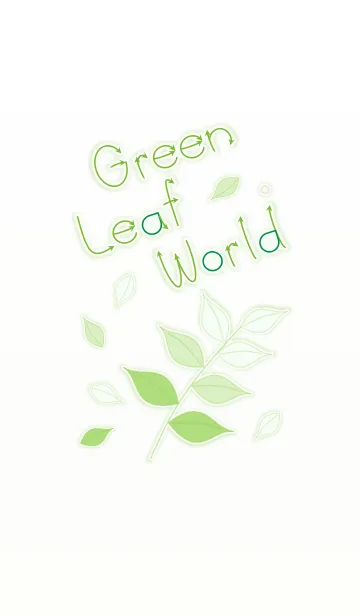 [LINE着せ替え] Green Leaf World！ (Green V.3)の画像1