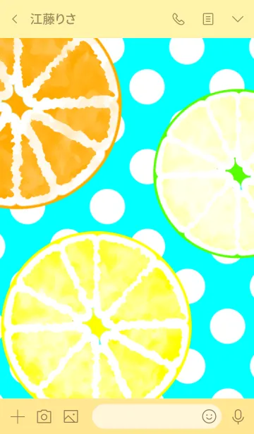 [LINE着せ替え] シトラス オレンジ レモン ライムの画像3