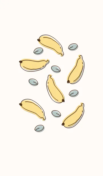 [LINE着せ替え] Bananas theme 20 :)の画像1