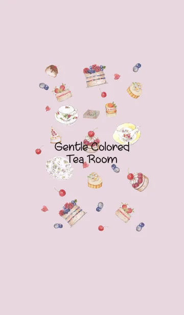 [LINE着せ替え] gentle colored tea roomの画像1