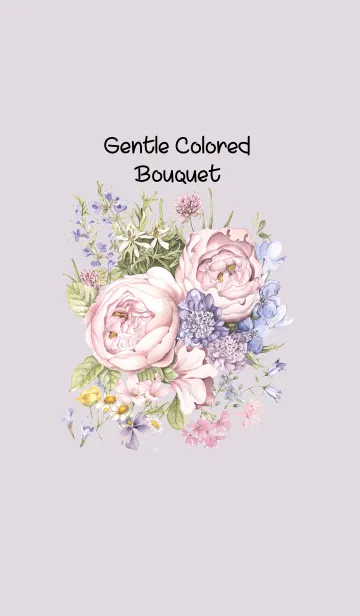 [LINE着せ替え] gentle colored bouquetの画像1