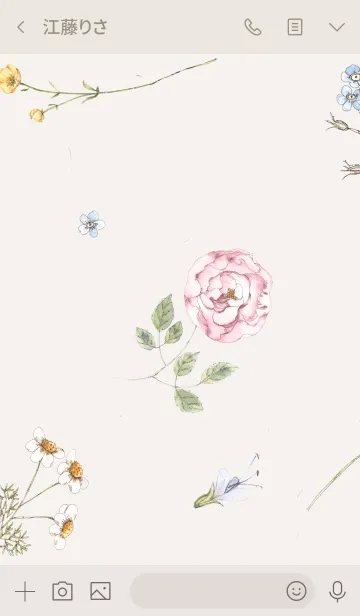 [LINE着せ替え] gentle colored bouquetの画像3