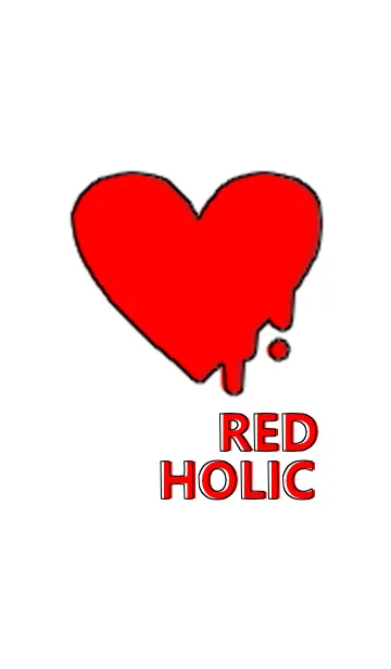 [LINE着せ替え] HOLIC HEART(RED)の画像1