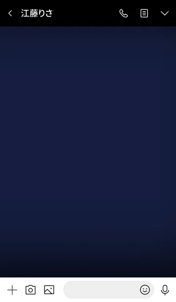 [LINE着せ替え] Denim Blue and Black Ver.4 (jp)の画像3