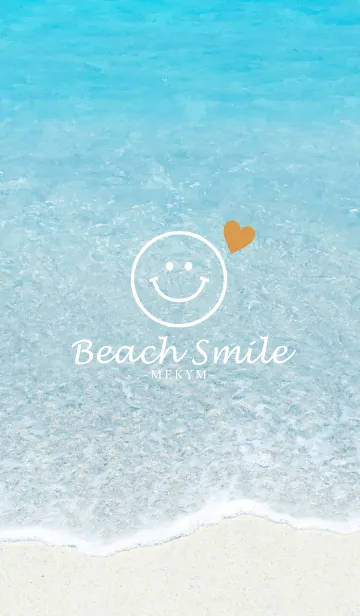 [LINE着せ替え] Blue Beach Smile 26 -MEKYM-の画像1