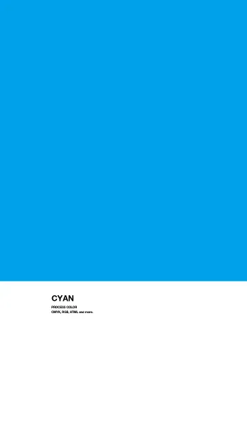 [LINE着せ替え] Color！ Color！ Color！ Cyan ver.の画像1