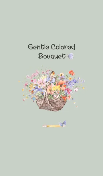 [LINE着せ替え] gentle colored bouquet 2の画像1