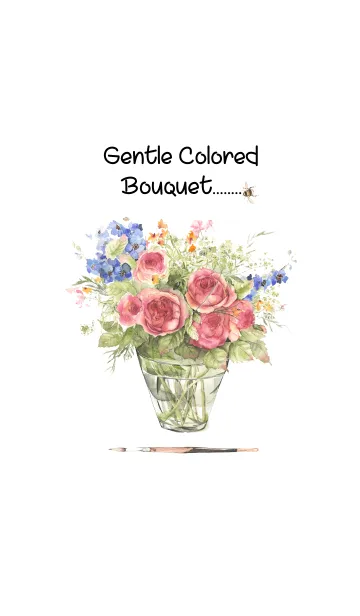 [LINE着せ替え] gentle colored bouquet 3の画像1