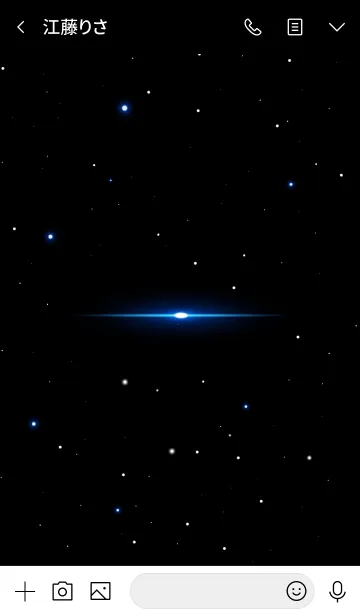 [LINE着せ替え] Starry Sky -NIGHT BLUE STAR-の画像3