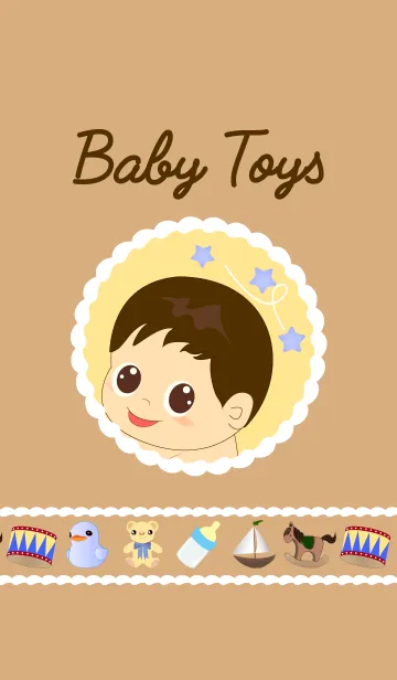 [LINE着せ替え] ベビーおもちゃの画像1