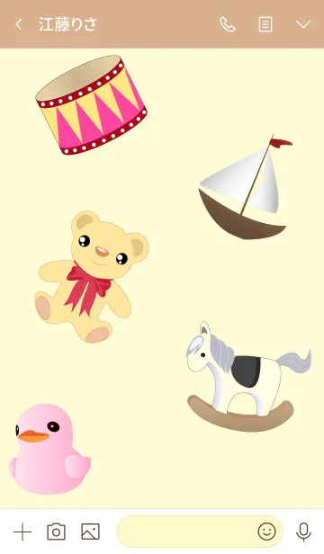 [LINE着せ替え] ベビーおもちゃの画像3