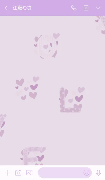 [LINE着せ替え] 推し色みつけた！紫の20の画像3