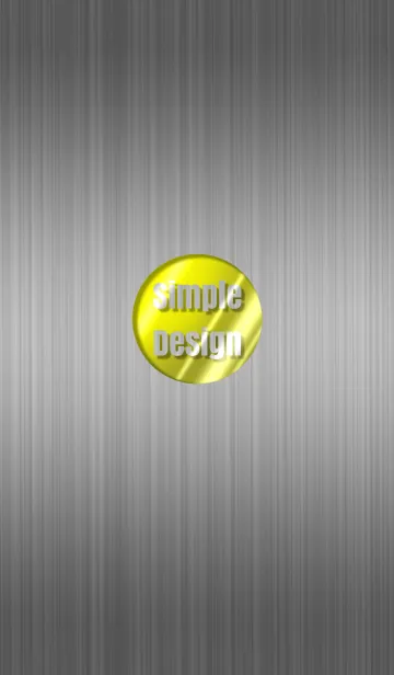 [LINE着せ替え] Steel Simple Design Yellow ver.の画像1