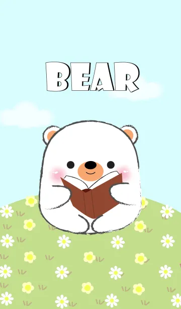 I Love Cute Fat White Bear (jp)の着せ替えメイン画像