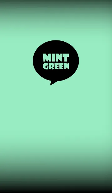 [LINE着せ替え] Mint Green and Black Ver.4 (jp)の画像1