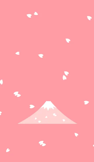 [LINE着せ替え] 毎日が桜の季節-富士山の画像1