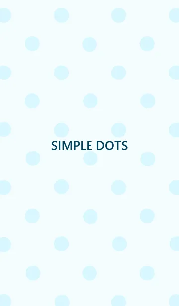 [LINE着せ替え] SIMPLE DOTS -pale blue-の画像1