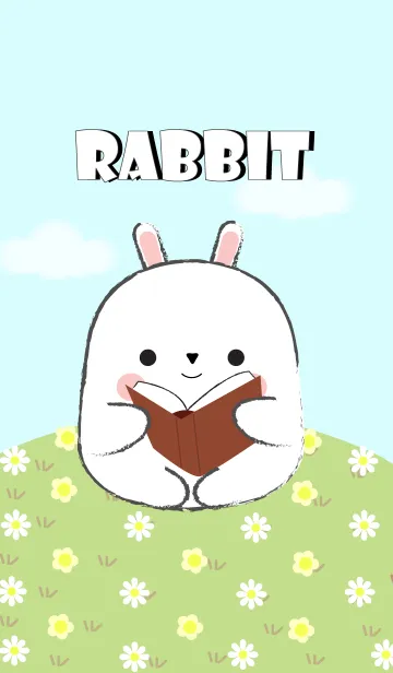 [LINE着せ替え] I Love Cute Fat White Rabbit (jp)の画像1