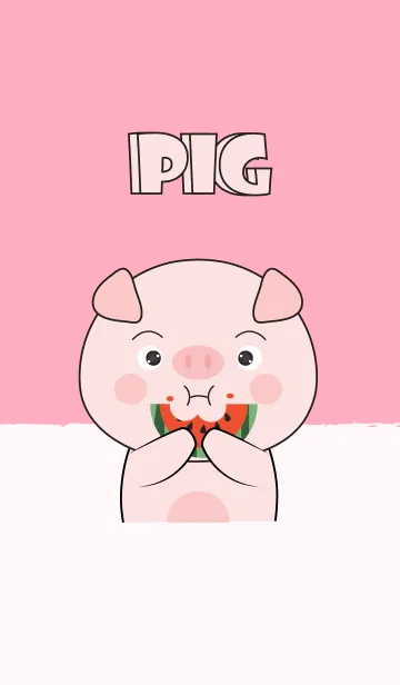 [LINE着せ替え] I'm Cute Cute Pig Theme (jp)の画像1